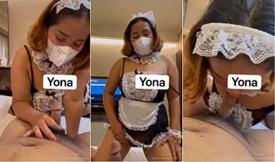 Yandex Viral Bunda Yona Cosplay Jadi Maid Cafe