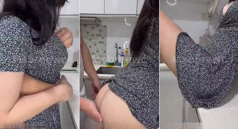 Aksi Tante MsBreewc Lagi Belajar Masak Bareng Suami